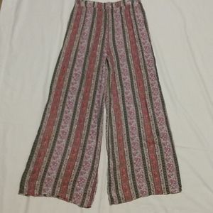 Forever 21 floral wide leg pants